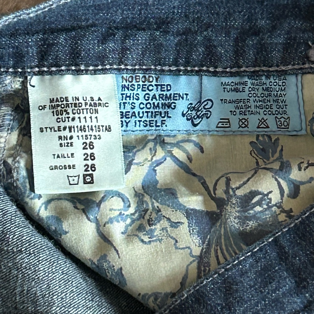 Gold Sign Women’s  Wide-Leg Jeans size 26 - Picture 4 of 6